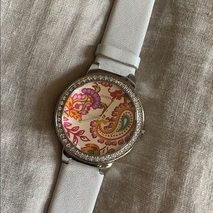 Guess floral paisley watch